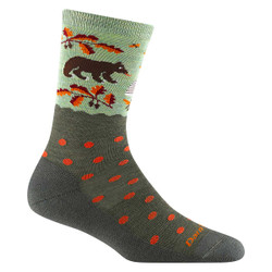 Darn Tough Wild Life Lightweight with Cushion Crew Sock Women's in Forest